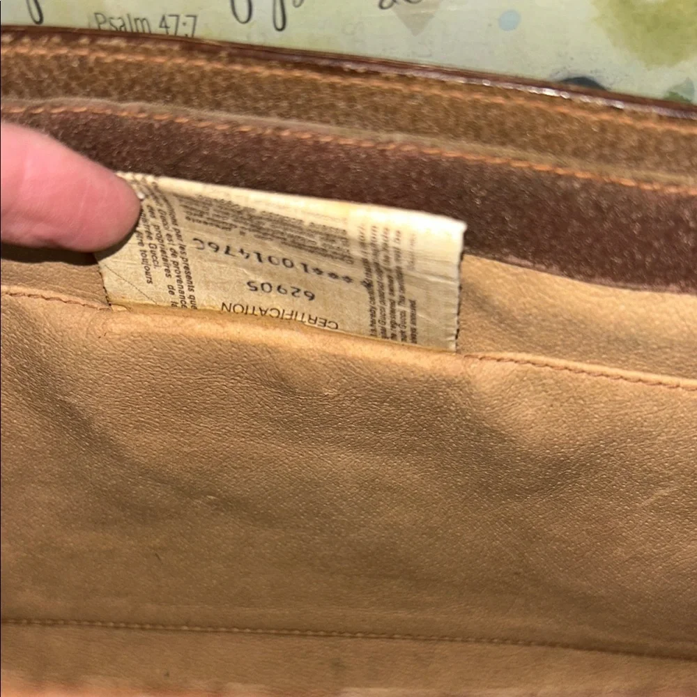 Gucci Beige and Brown Monogram Clutch - Picture 13 of 16